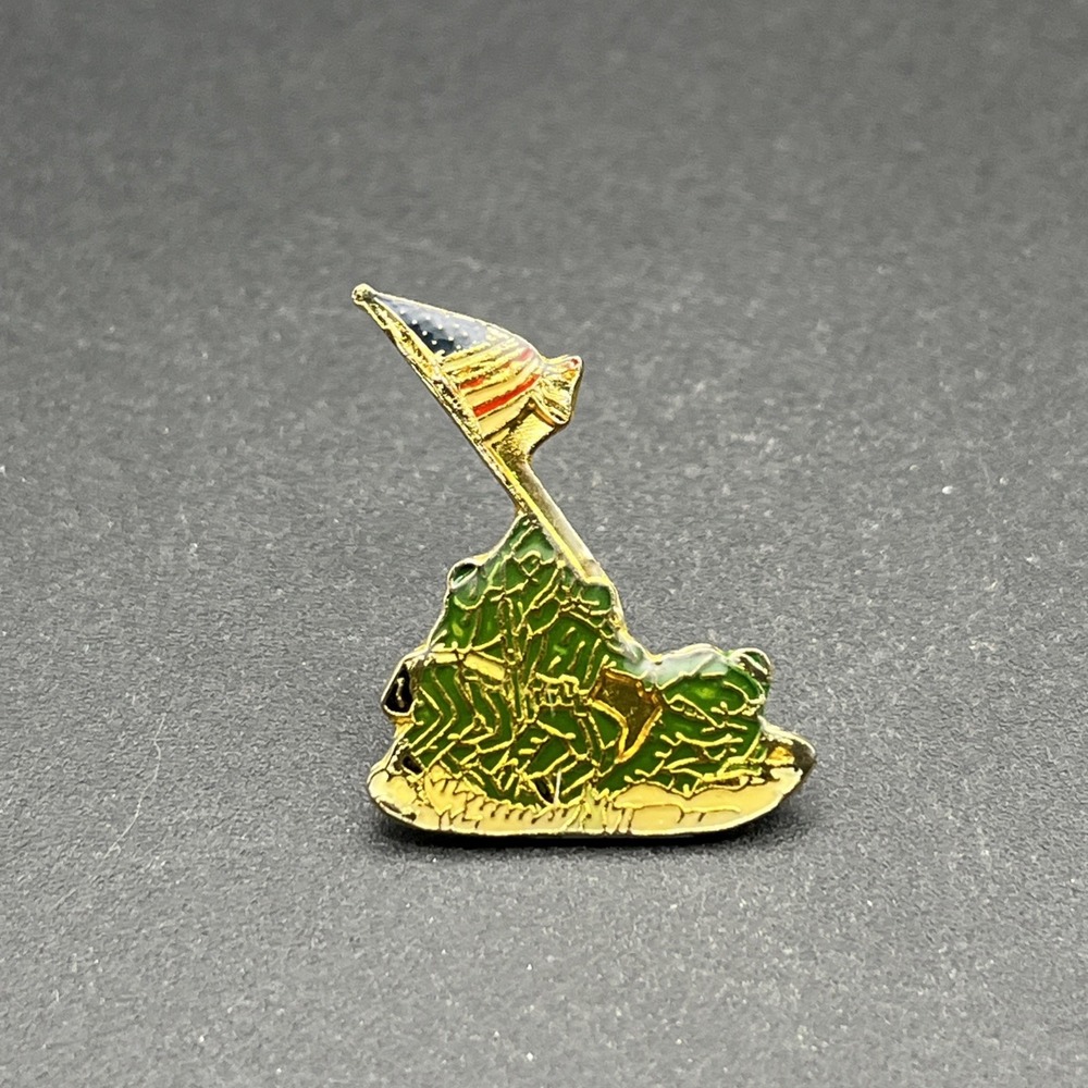 USMC Marines Iwo Jima Lapel Hat Pin